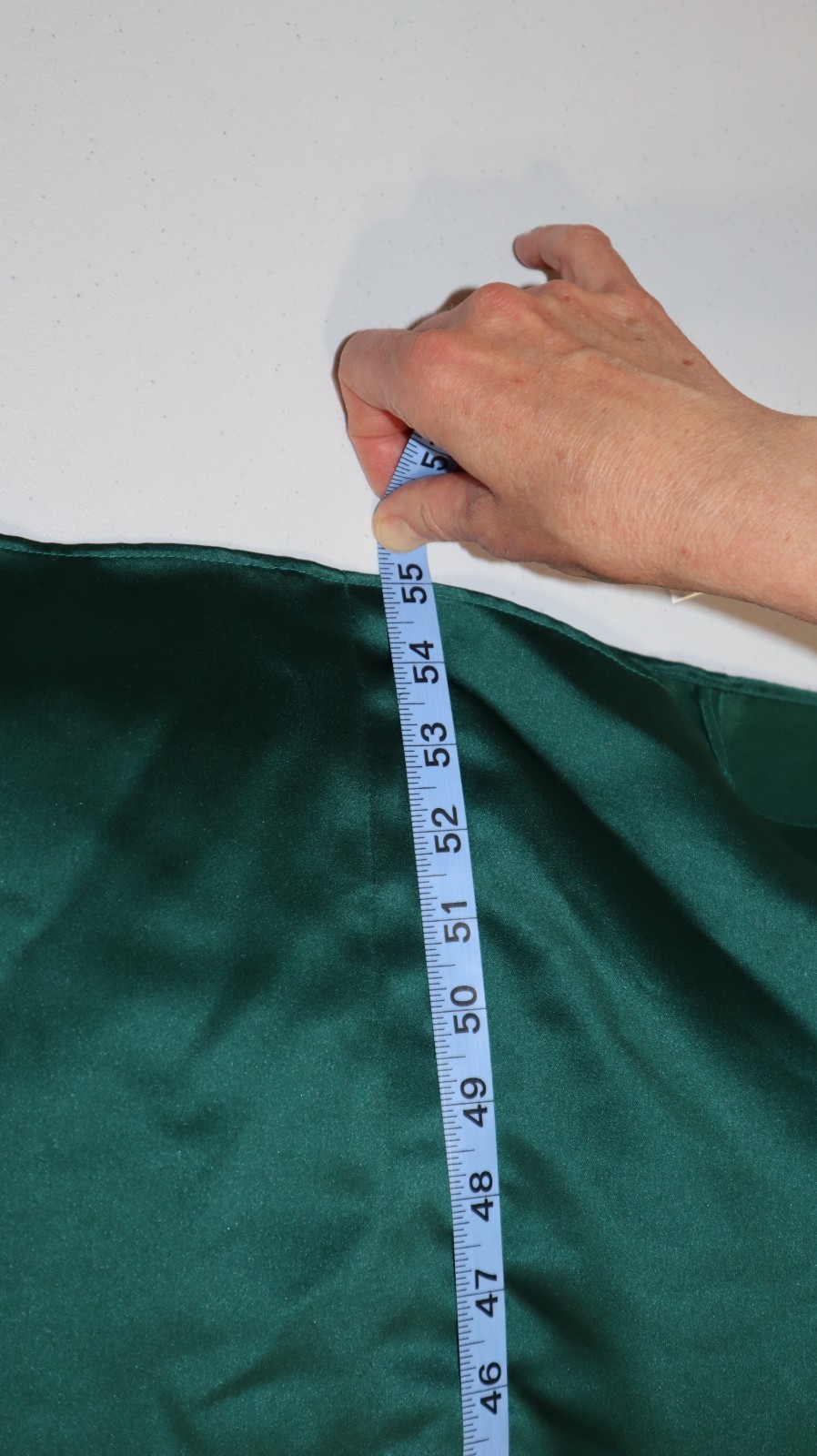 Vintage Scott McClintock Green Satin Maxi Dress Mother Bride Party Prom Medium
