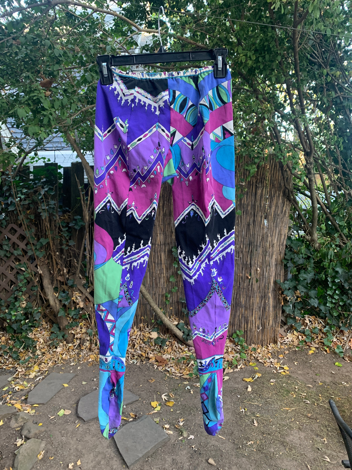 EMILIO PUCCI 1960’s * Psychedelic * Kaleidoscope * Print Stocking Leggings