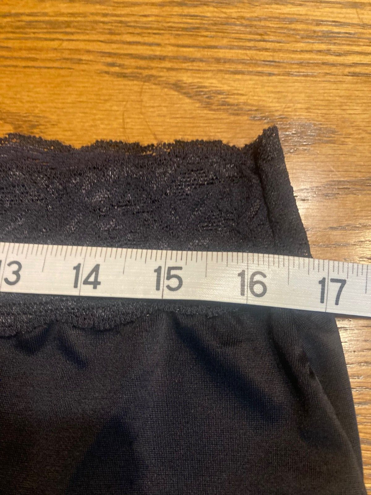 Vassarette BLACK Nylon Half Slip Size 24&Prime; XL/44 Style 11-073