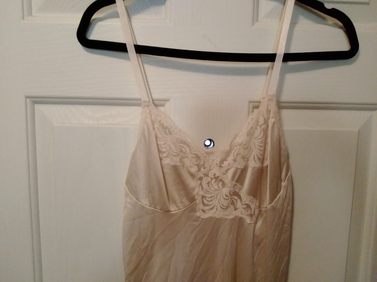Full Slip CABERNET Vintage Size 36-25&Prime; Beige w/Lace Made in USA