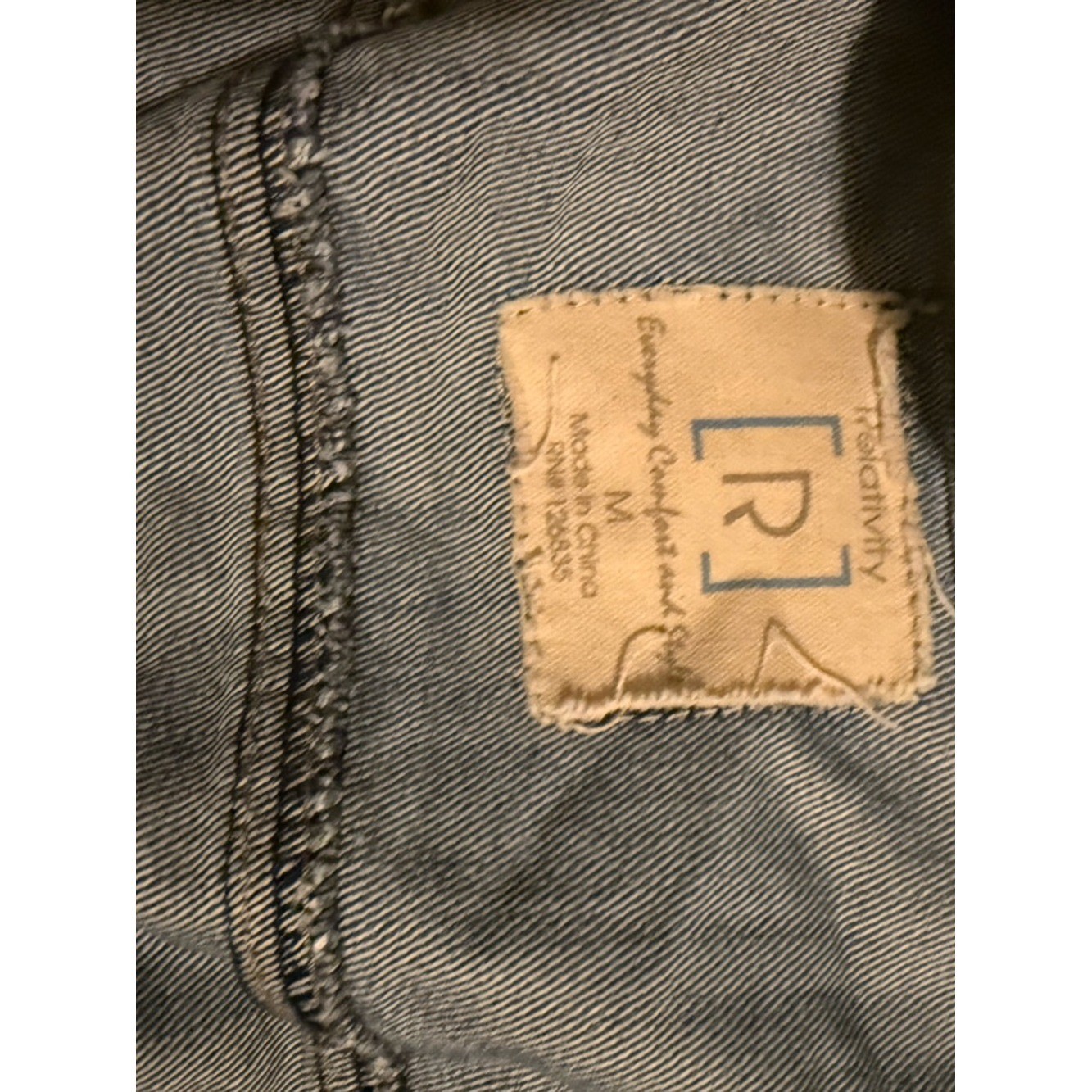 Relativity Light Blue Denim Jacket Vintage