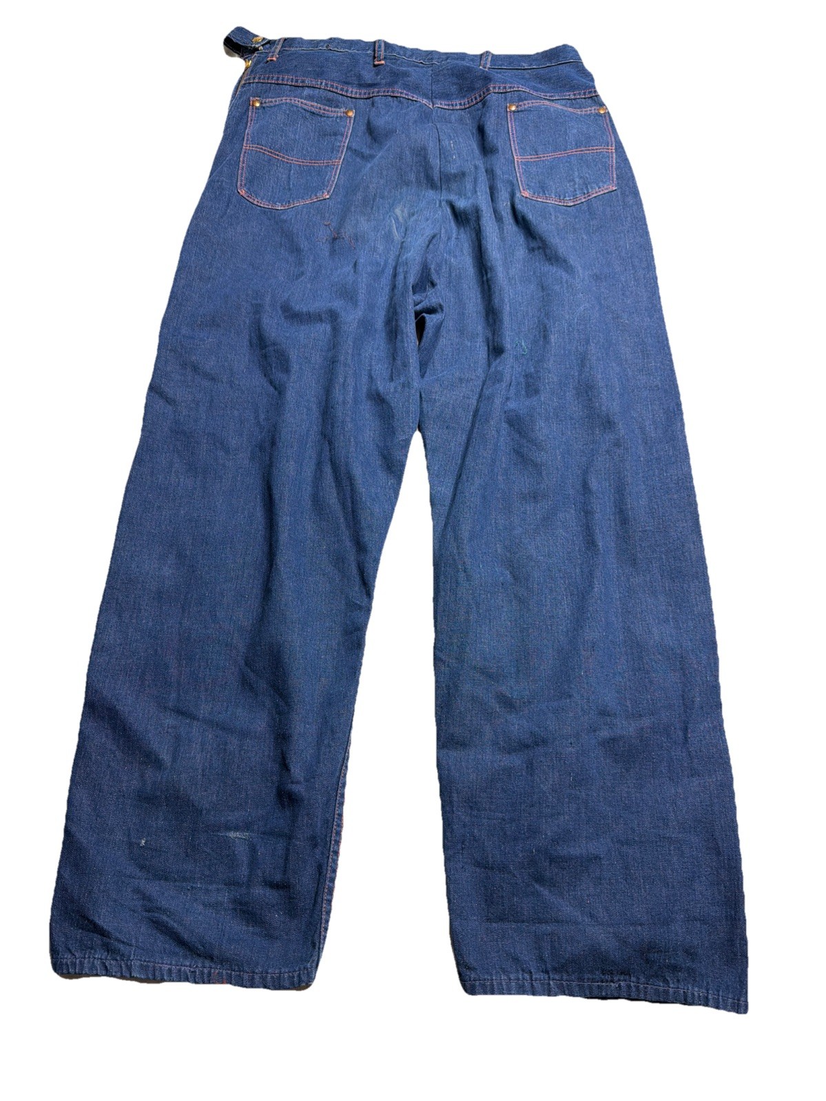 1950s hill Jeans Side Zip Sanforized Denim Pants 50 Women’s 36X28