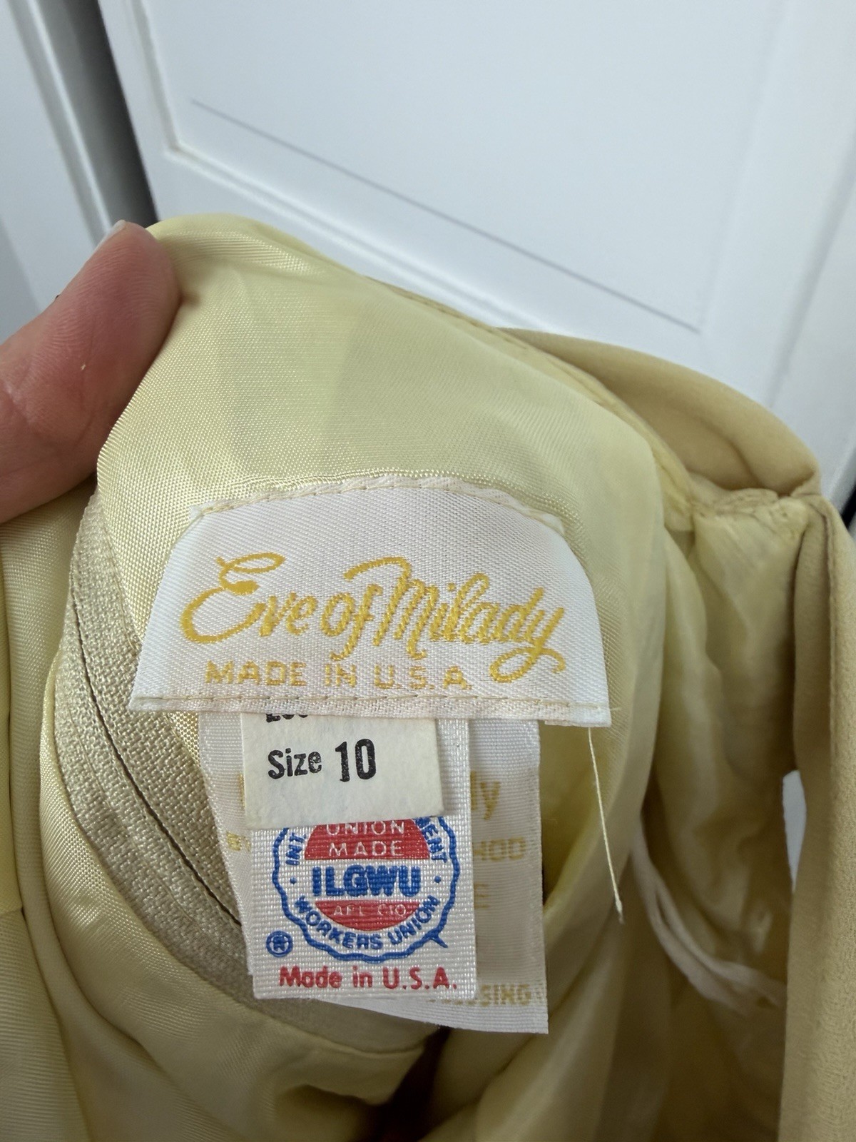 Vintage Eve of Milady Vintage Yellow Maxi Dress Women&rsquo;s Size 10 Regular