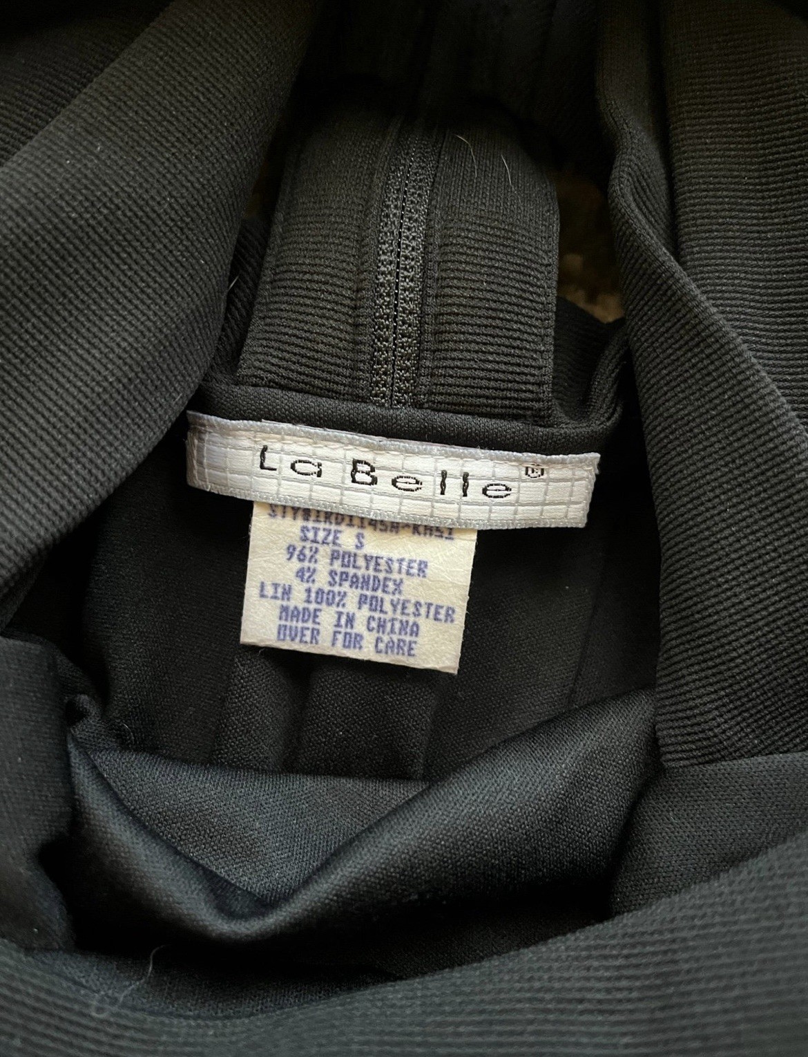 Vintage La Belle Black Dress