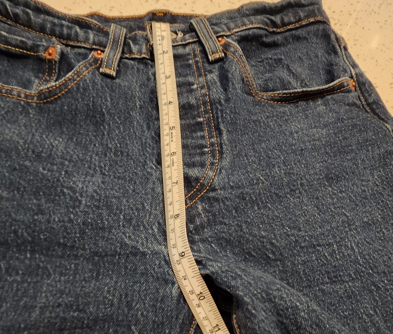 Vtg Style Big E Levi&rsquo;s 501 S Red Label Skinny Button Fly Embroidered SZ 26/28!