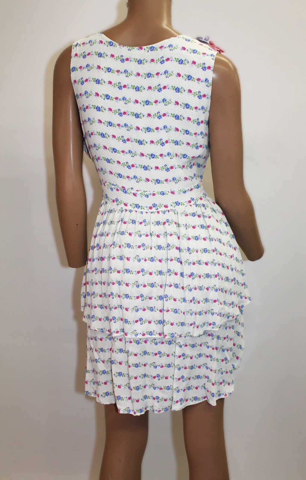 Love Shack Fancy Vintage Mini Dress w Tiered Design Size 8