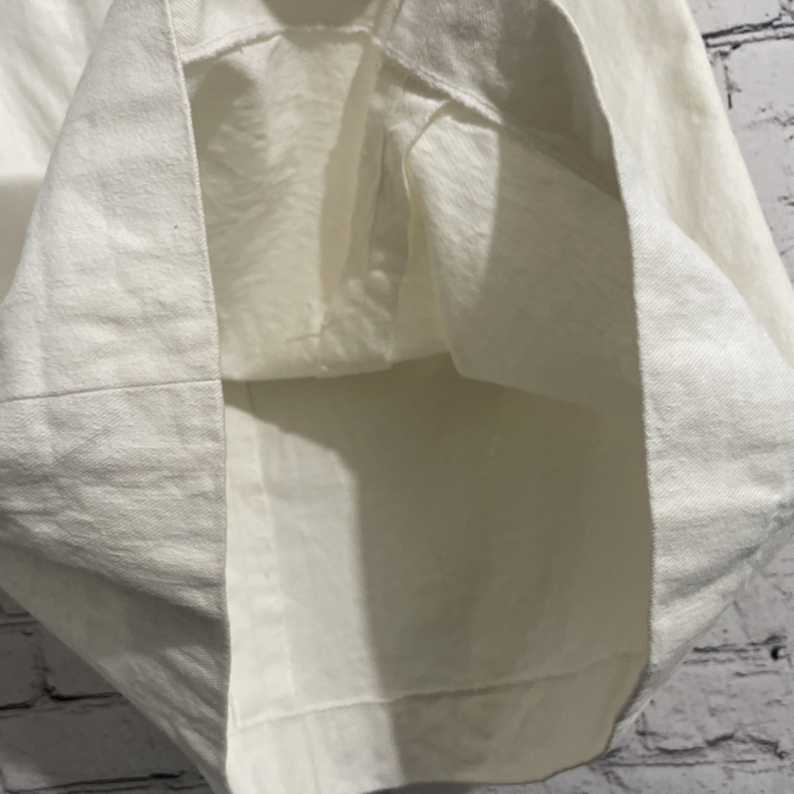 CELINE Vintage Macadam Gold Button 1980’s Cream Skirt Lace Up Stunning MCM