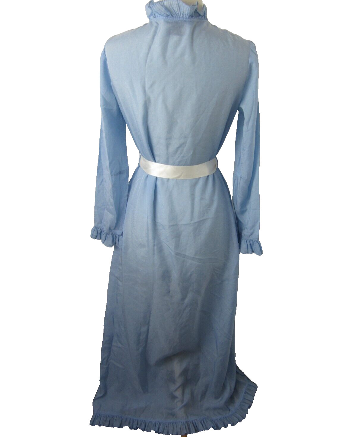 Gorgeous Vintage Mod Bill Tice Robe Pleat/Ruffle Maxi Dress Robe Size 8