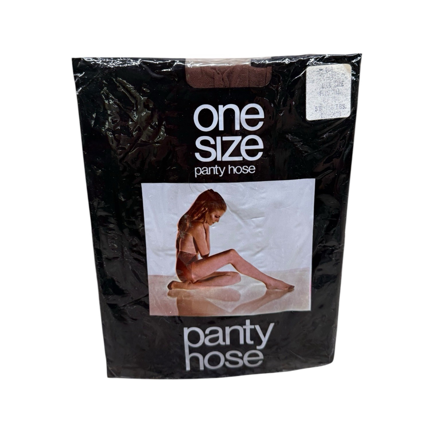 Vintage Twitchell 100% Nylon Pantyhose One Size Coffee