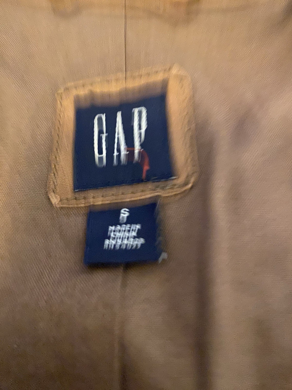 Gap Lamb skin Cropped Vintage Style Factory Distressed Super Soft Utility Style