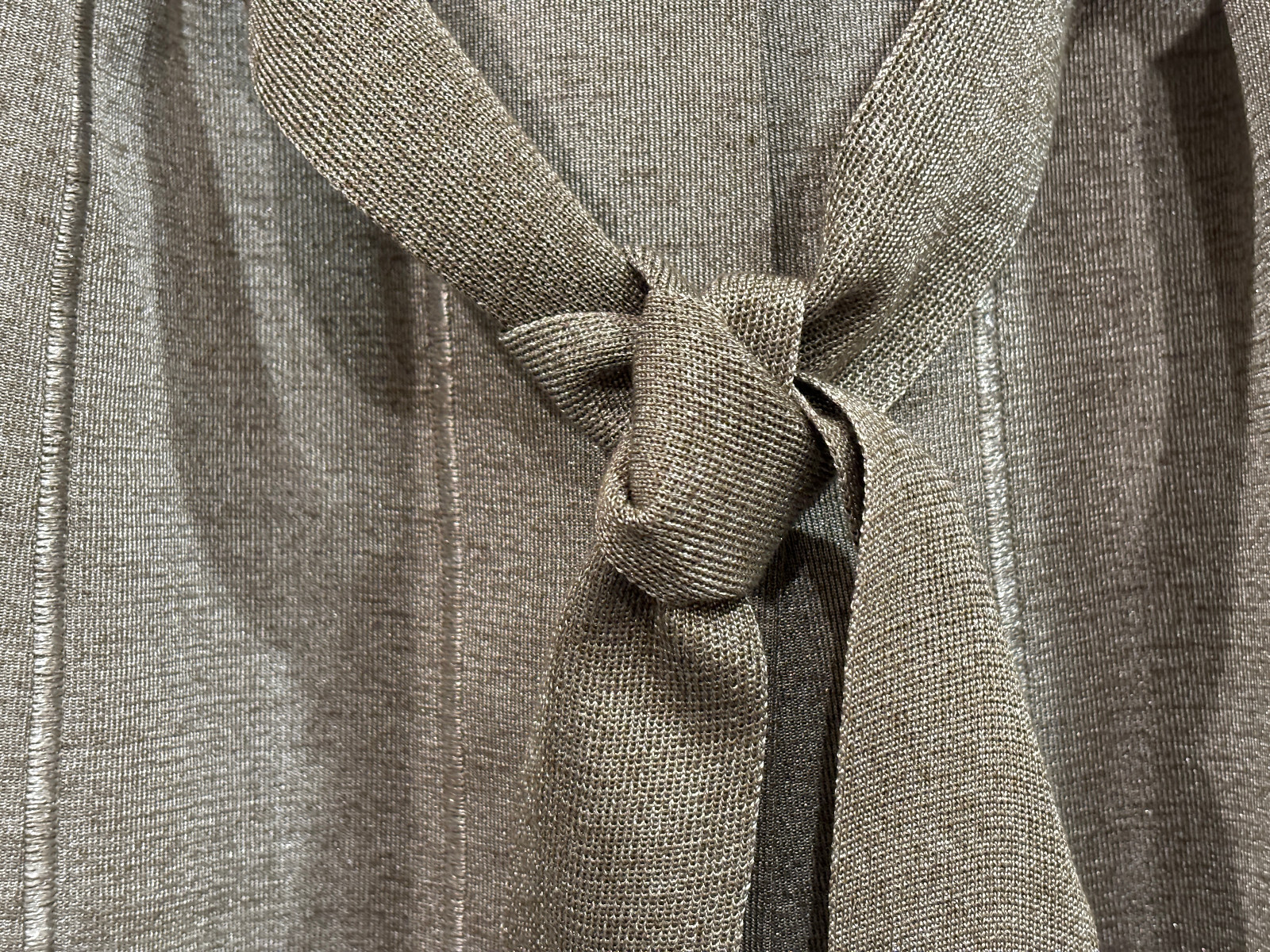 Vintage Stizzoli Silver Gray Polyester & Cotton Jacket Made in Italy – 42