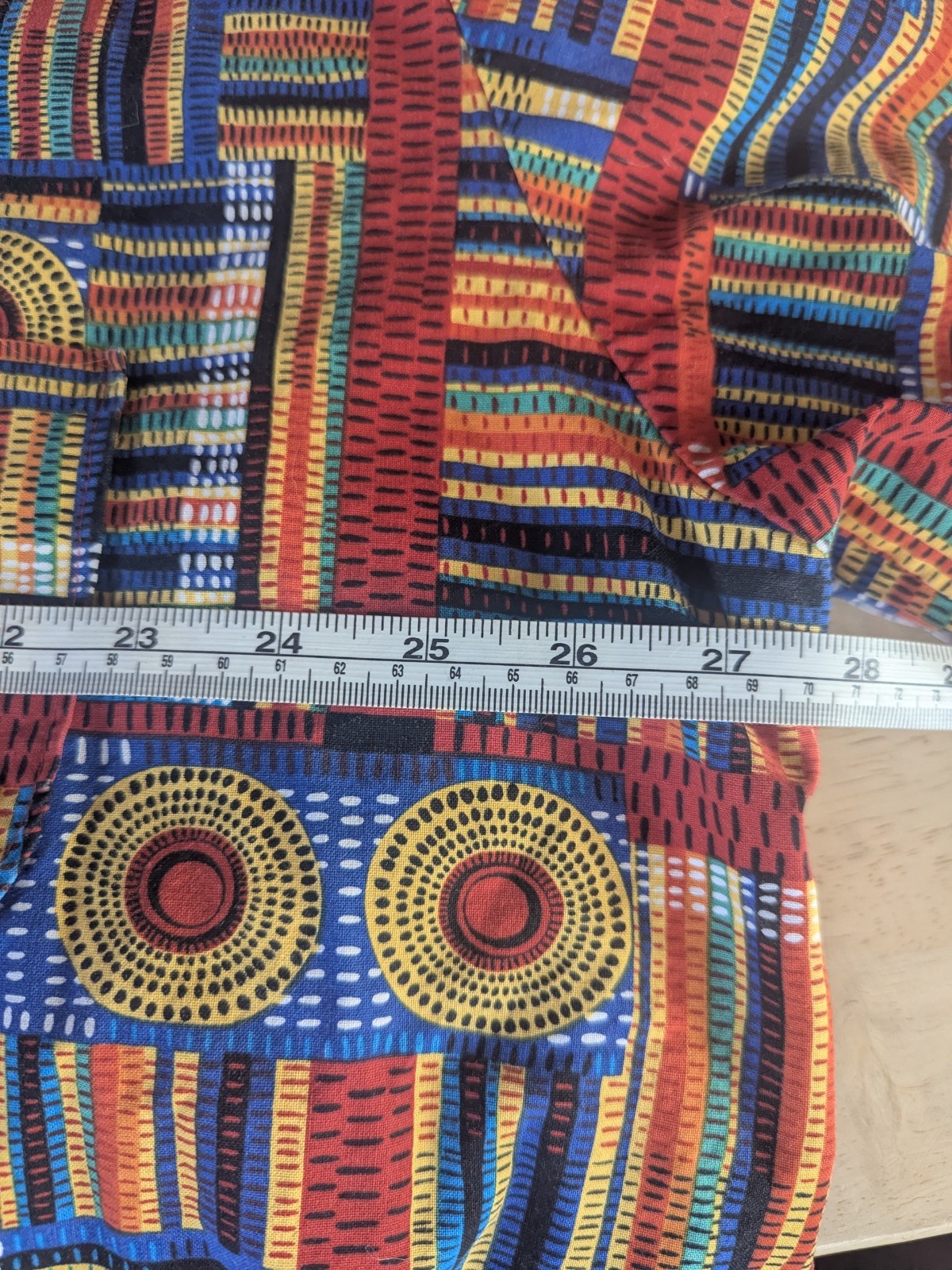 Handmade African Print Patchwork Button Up Shirt – Unique Artisan Piece