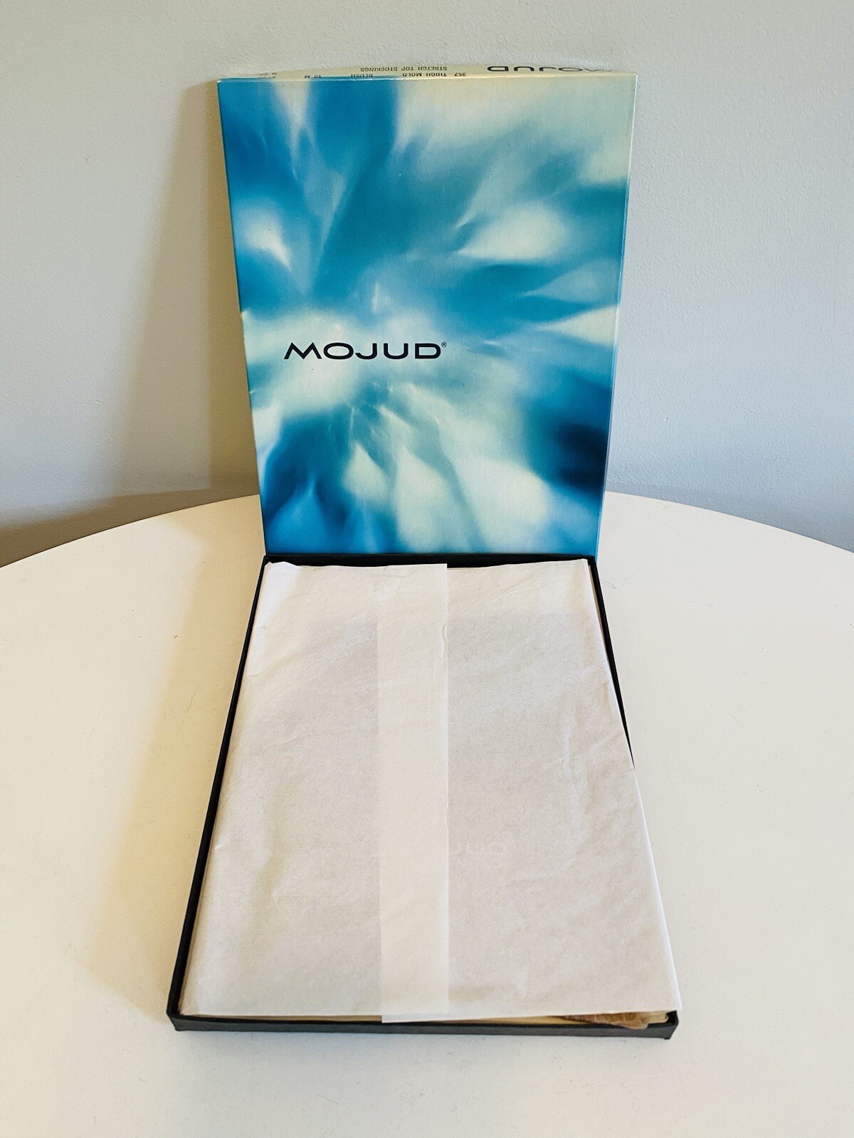 Vintage 3 Pair Mojud Magic-Motion Thigh-Mold Nylon Stockings in Original Box