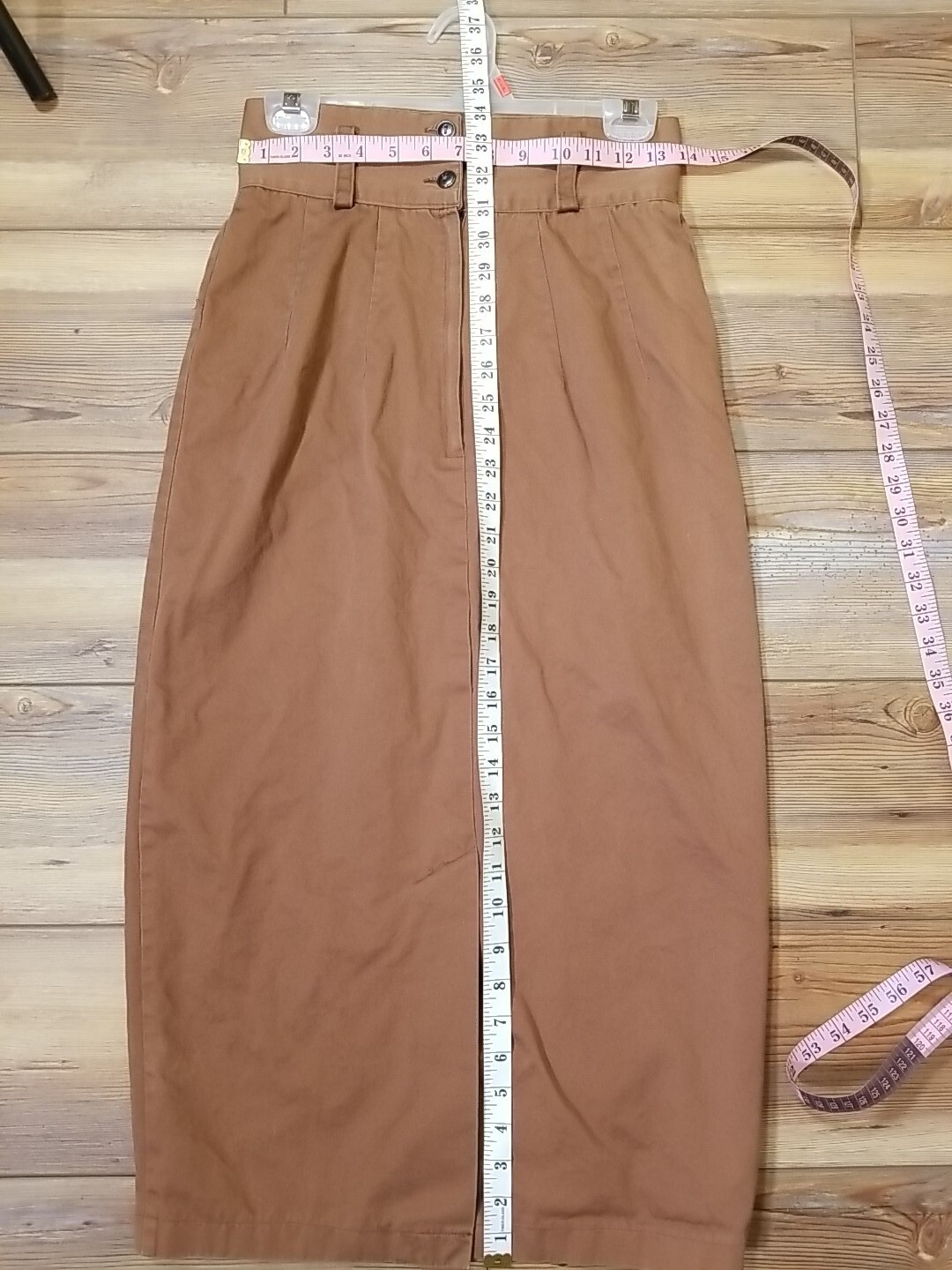 VTG Copper Key High Waist Pencil Skirt Old Money Preppy Business Quiet Luxury
