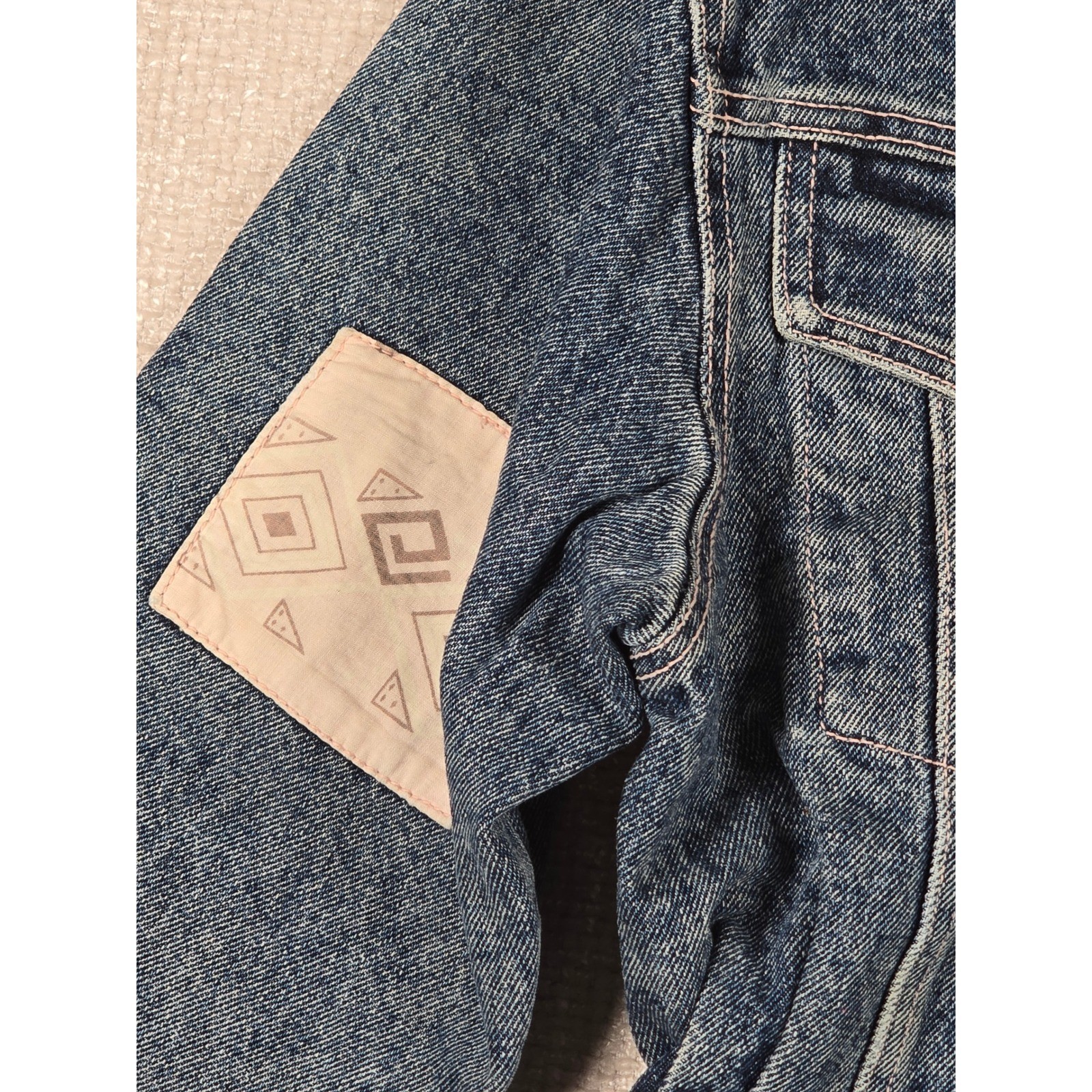 Vintage Guess Demin Jacket Georges Marciano Acid Wash Grunge Made in USA