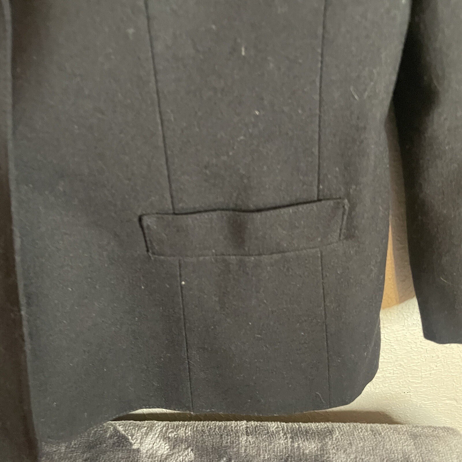 Vintage Womans Black Blazer Separate Thoughts by Nardis size 10