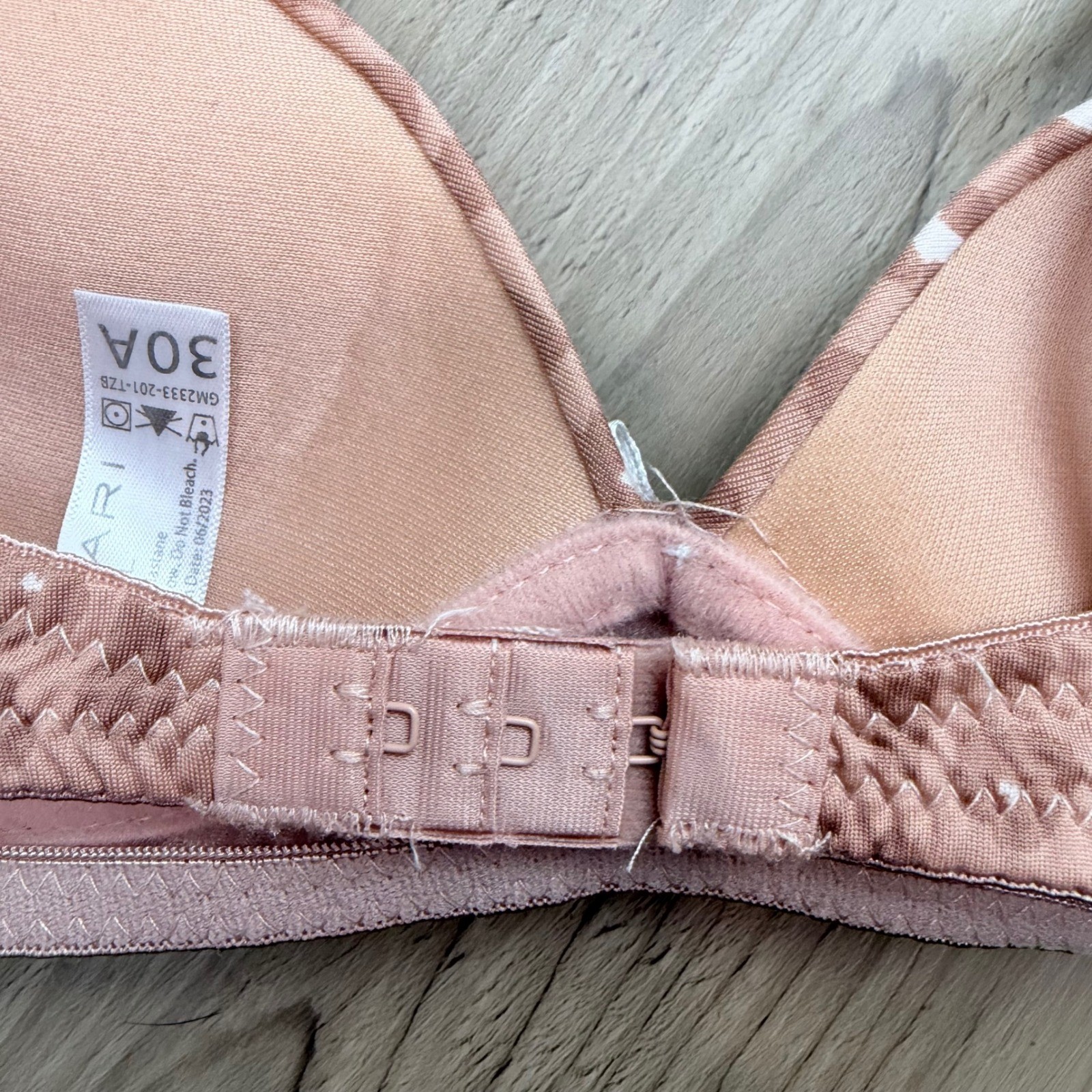 Aerie 30A Blush Leopard Print Wireless Bra Lightly Lined