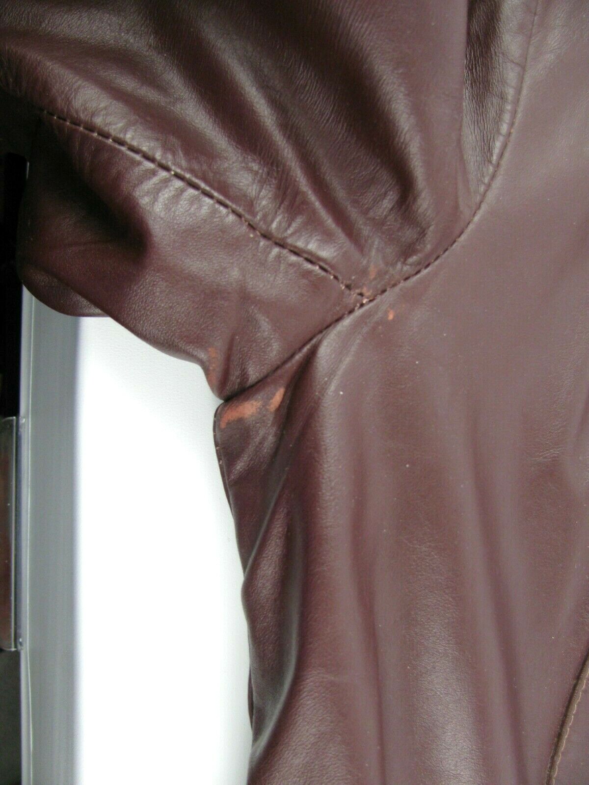 1980s Jacket Burgandy Blazer GENERAL LEATHER of NEW YORK Boutique Size S / M