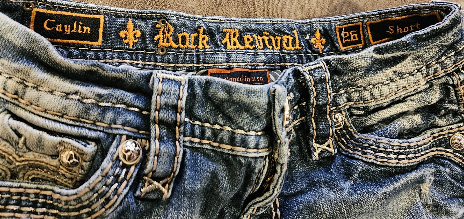 Vintage Rock Revival Women’s Caylin Shorts Size 26