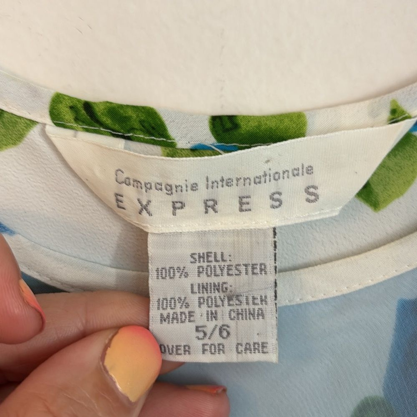 Vintage Women Express double layer Floral Sheer slip fairy Maxi Dress size 5/6!