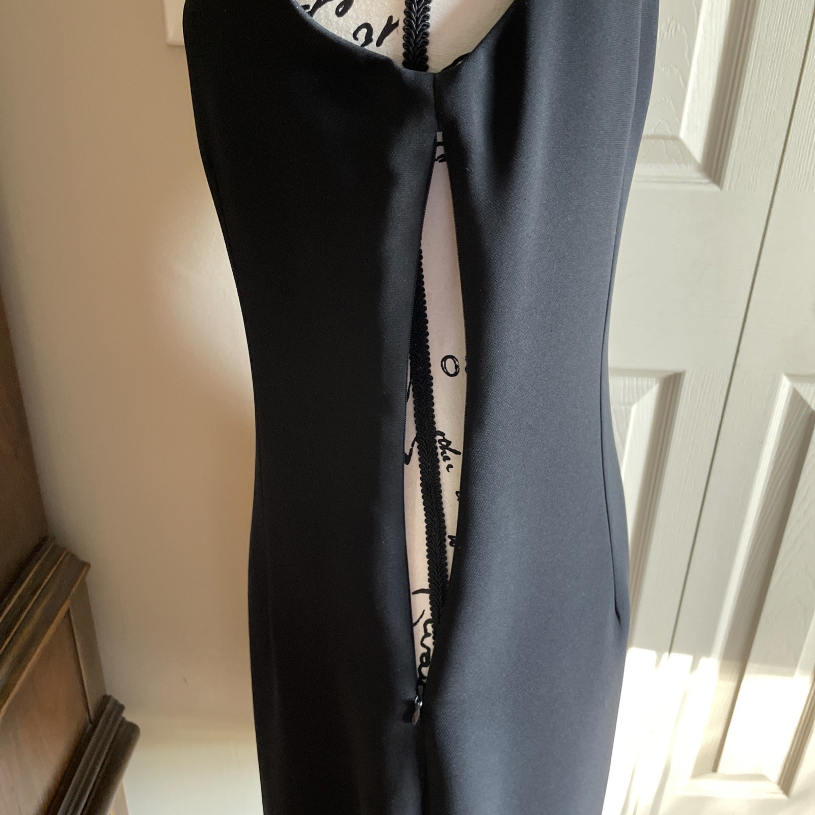 Vintage Harold&rsquo;s Black Lined Sheath Dress Made In USA Women&rsquo;s Size 4 EUC