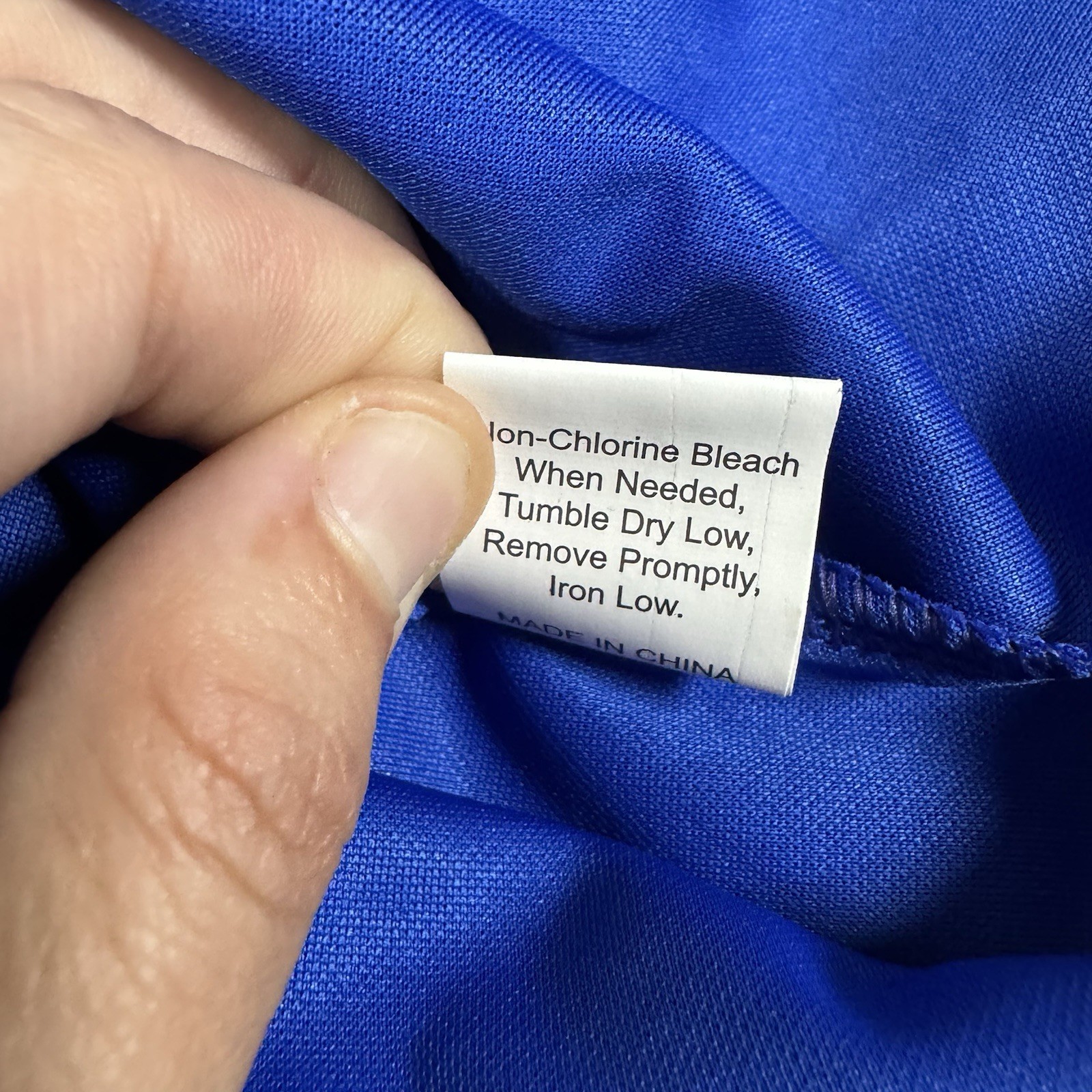 1960s Era Women’s Mod Dress Cobalt Blue Collared Size Medium Button Details