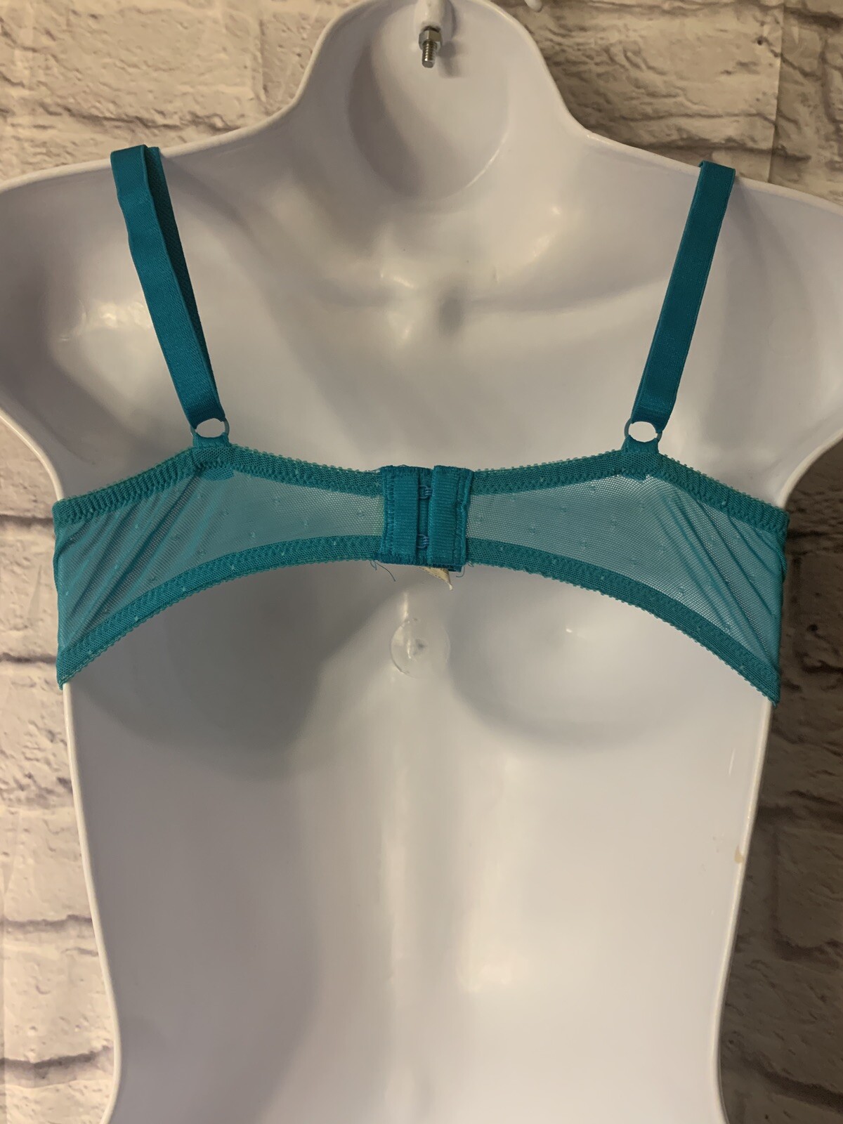 Vintage Victoria&rsquo;s Secret Gold Label CROWN Bra 36D Made in USA BLUE 70817 #B1540