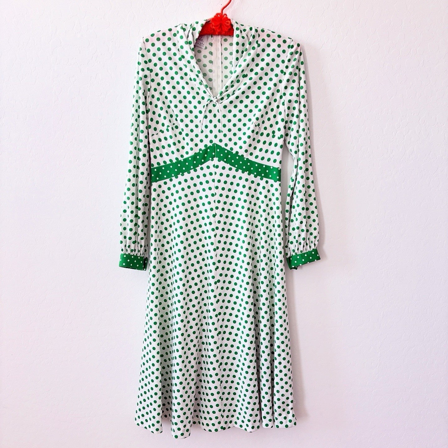 VTG Alfred Werber Women’s Polka Dot Dress