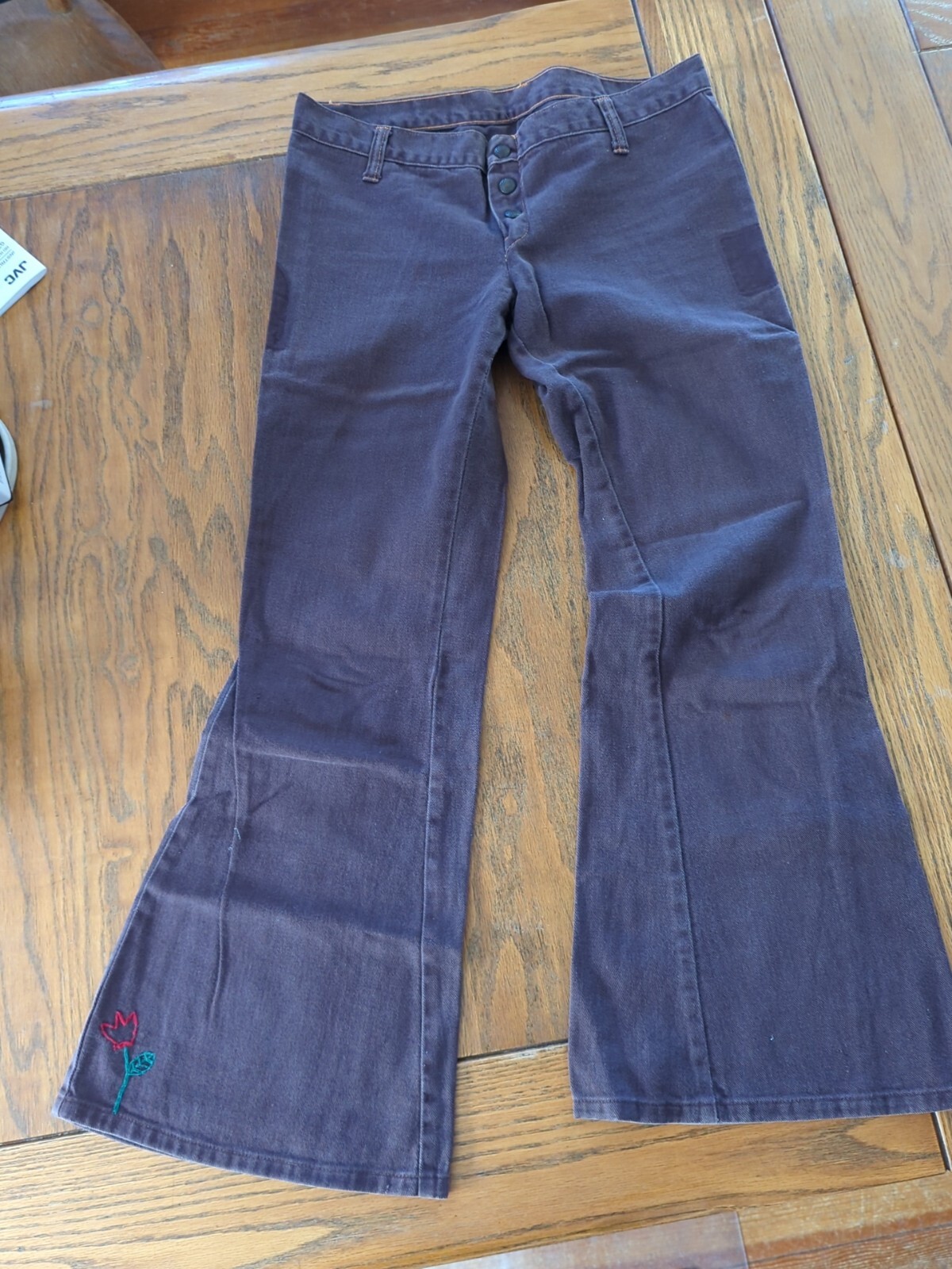Vintage Women&rsquo;s Rust/Brown Color Flare Pants