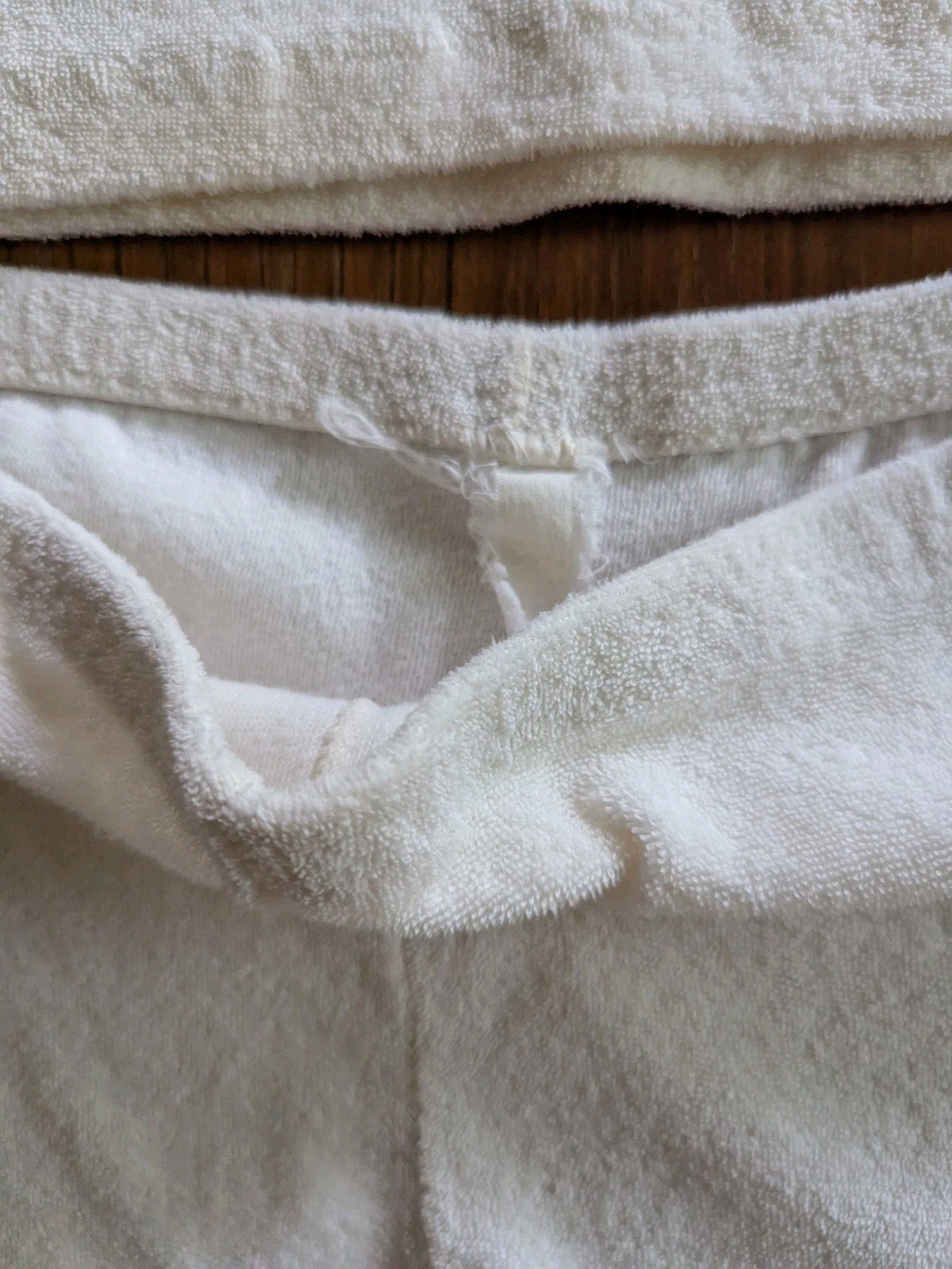 True Vintage 70s Terry Cloth Shorts Set Womens XS S Pastel Lounge Beach Surf