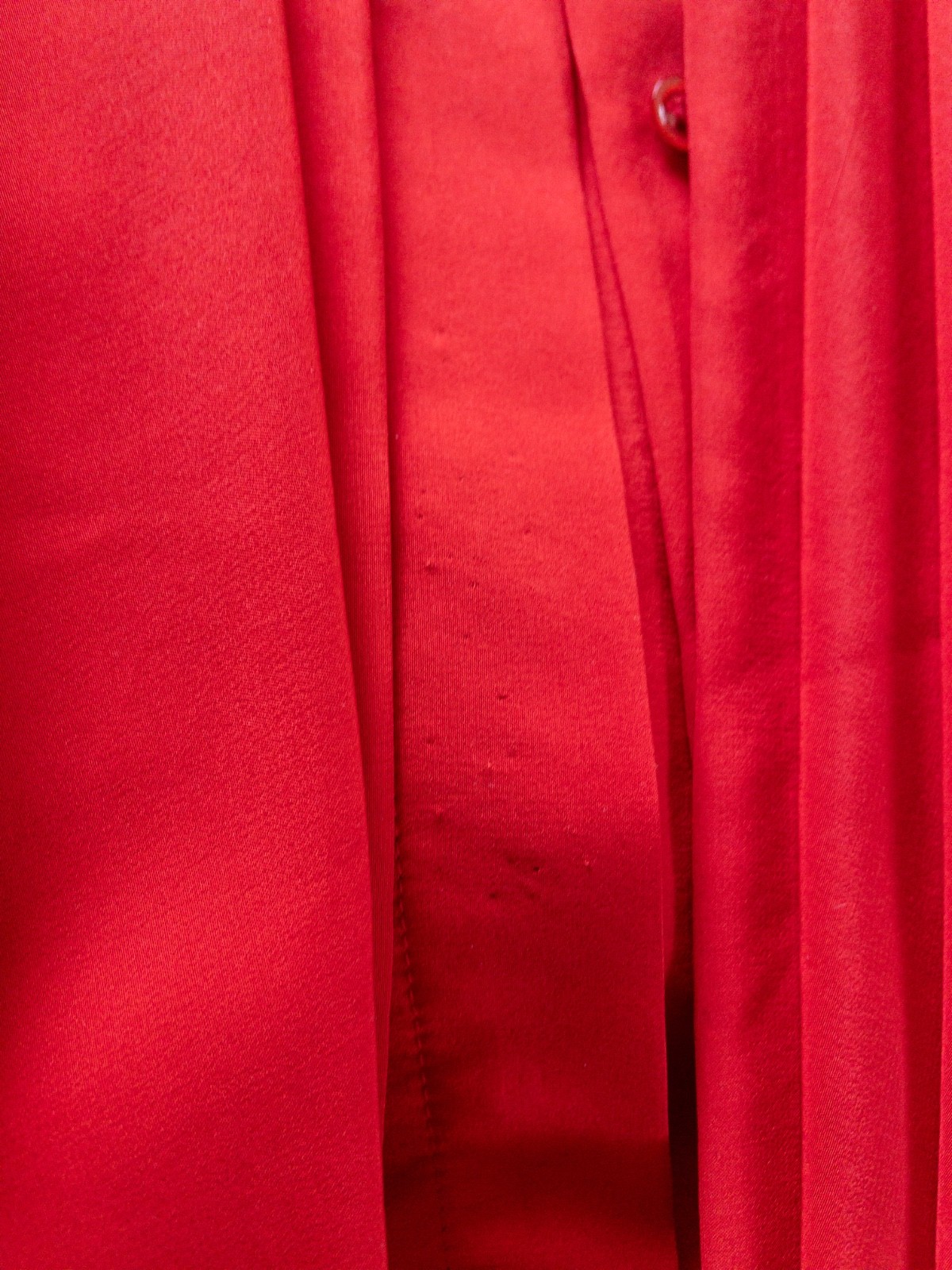 Jacques Molko Paris Vintage Red 100% Silk Top Lux Designer 1980&rsquo;s – 1990&rsquo;s RARE!