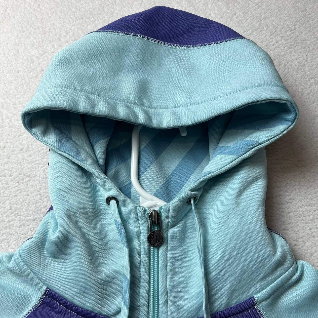 Vintage Volcom Colorblock Multicolor Full Zip Y2K Jacket Hooded Women&rsquo;s Small