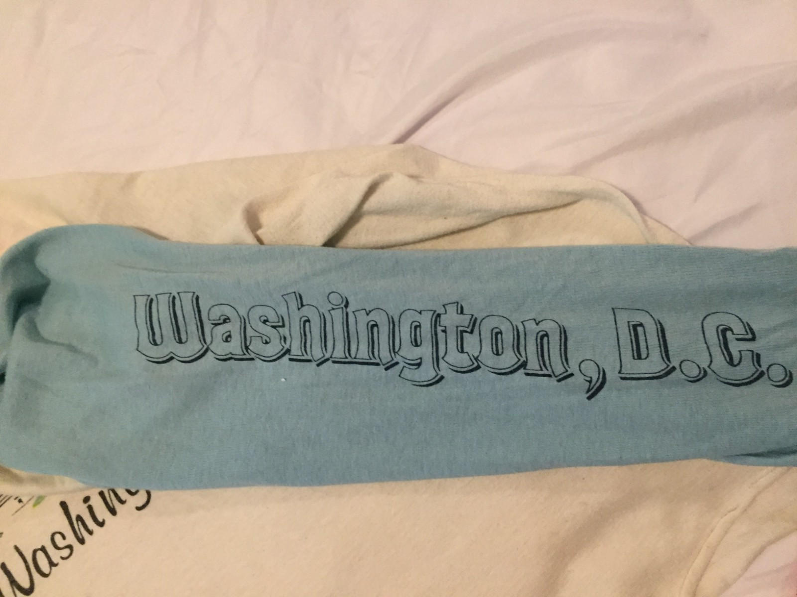 Vintage 80s Ringer T Shirt XL Washington DC White House XL HARBOR LIGHT