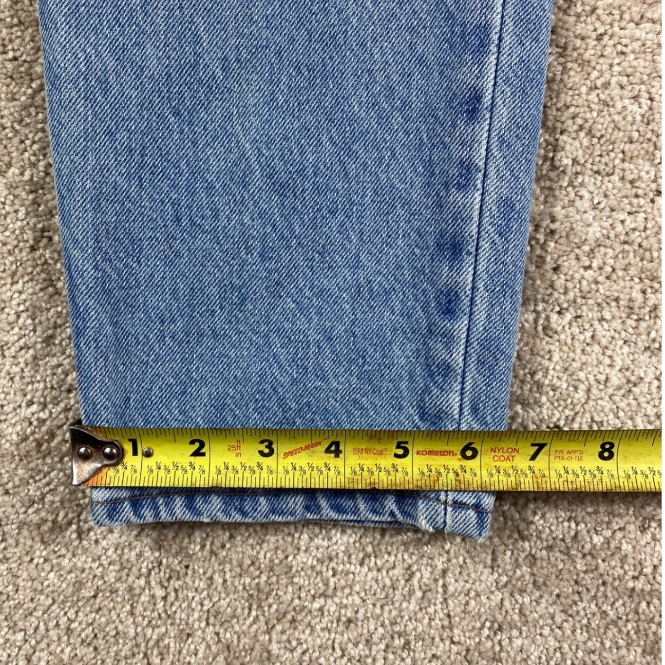 Levis 550 Student Vintage Orange Tab Jeans Made in USA Blue W29 L32 40750-0299