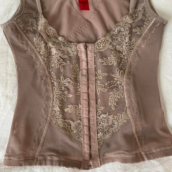 Tan lace PE Define Corset