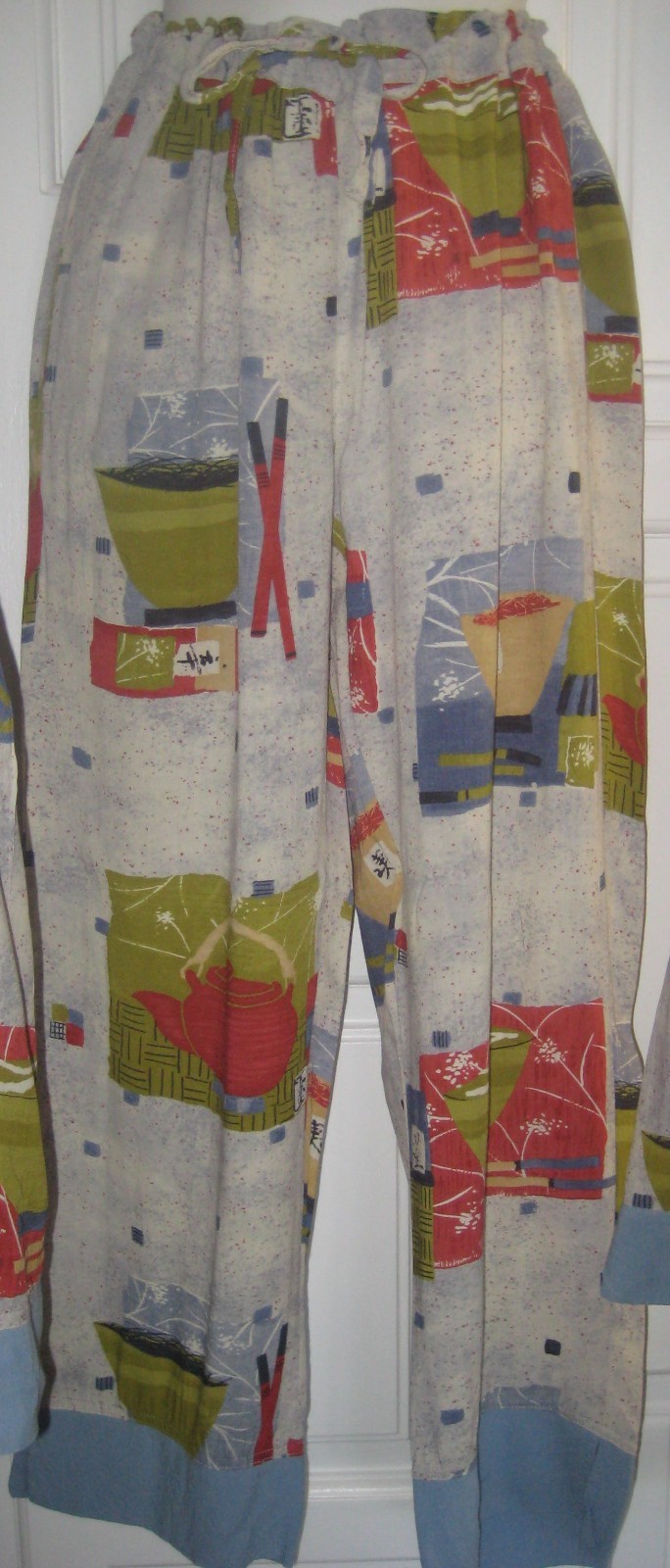Vintage Jams World rayon Chopstick 3 pcs cami (L) tunic (L) pants (S) set L/S