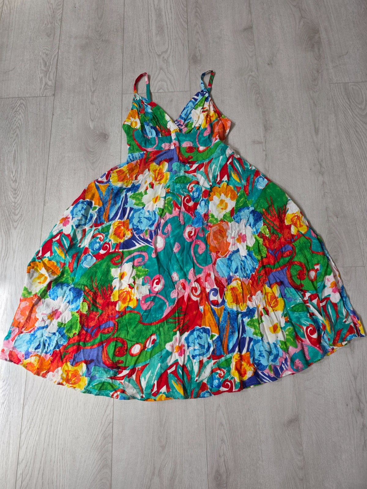 Jams World women&rsquo;s L Dress pockets vintage y2k 90s spaghetti&rsquo;s strap