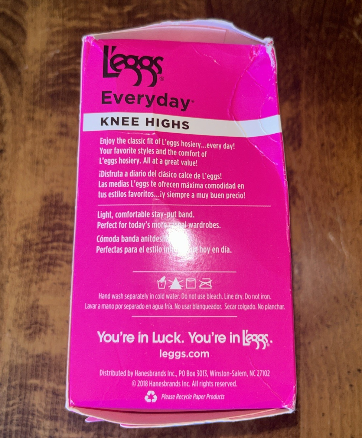 Leggs Everyday Plus Size Knee Highs Sheer Toe 8 Pair Nude NIB Box Is Rough