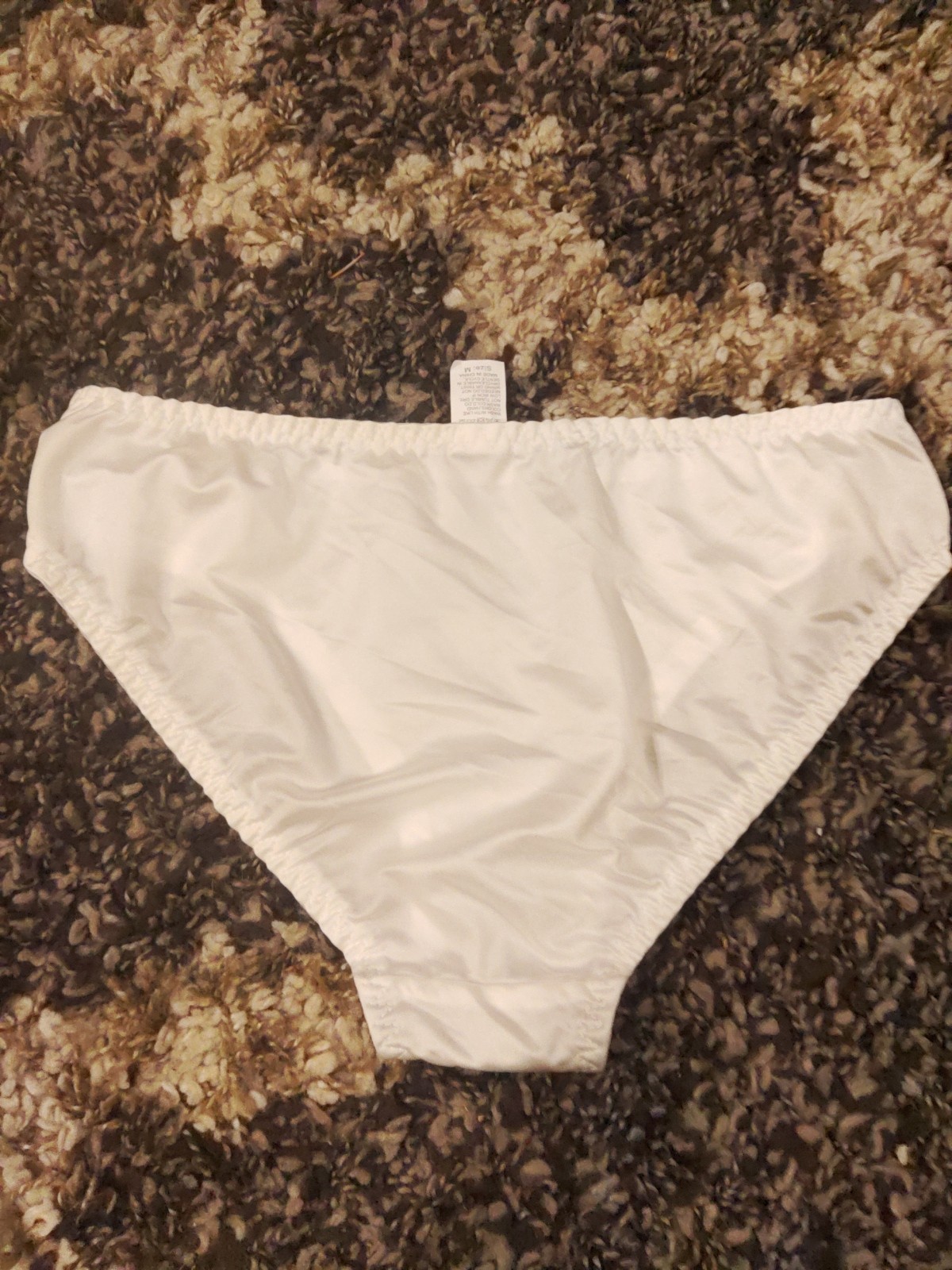 Vintage New Unbranded Satin Silky Soft Bikini Panties Size M