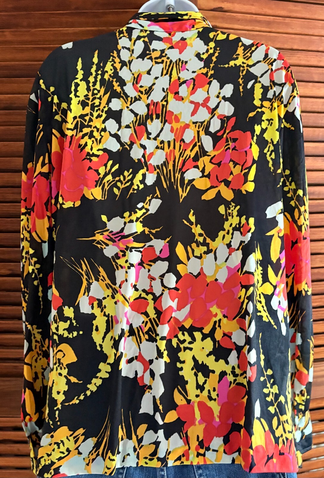 Vintage Shamis Floral Button Down 1970&rsquo;s M/L