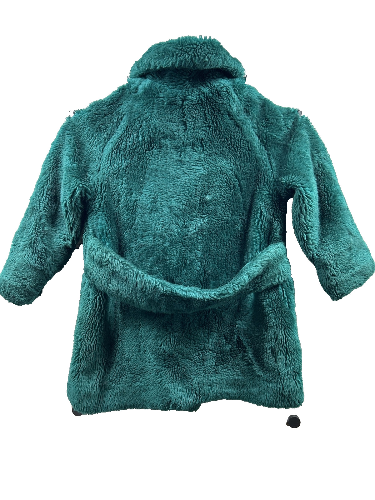 ​Vintage 1970s Teddy Bear by White Stag Green Faux Fur Coat Women&rsquo;s S
