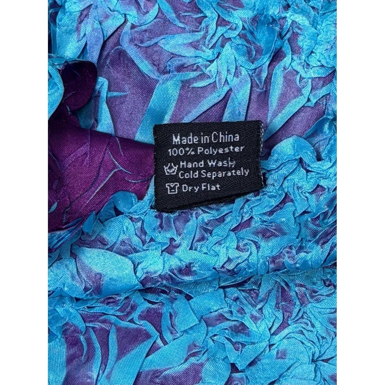 Vintage Y2K Origami Magic Crinkle Top Fairy Grunge Mermaid Rave Scene OSFM
