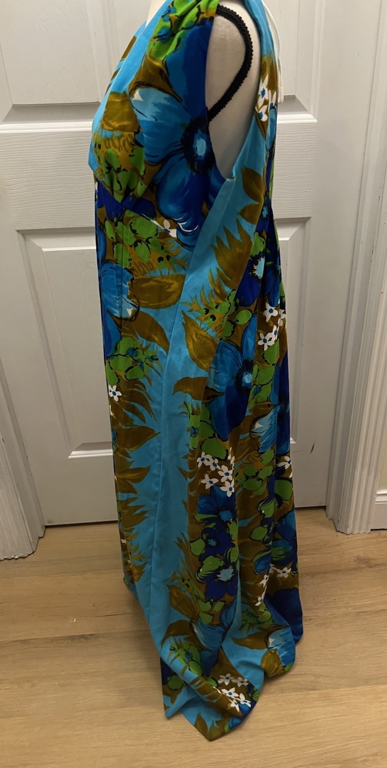 Vintage 60s 70s Handmade Hawaiian Tropical Maxi Dress Skirts N’ Blouses Honolulu