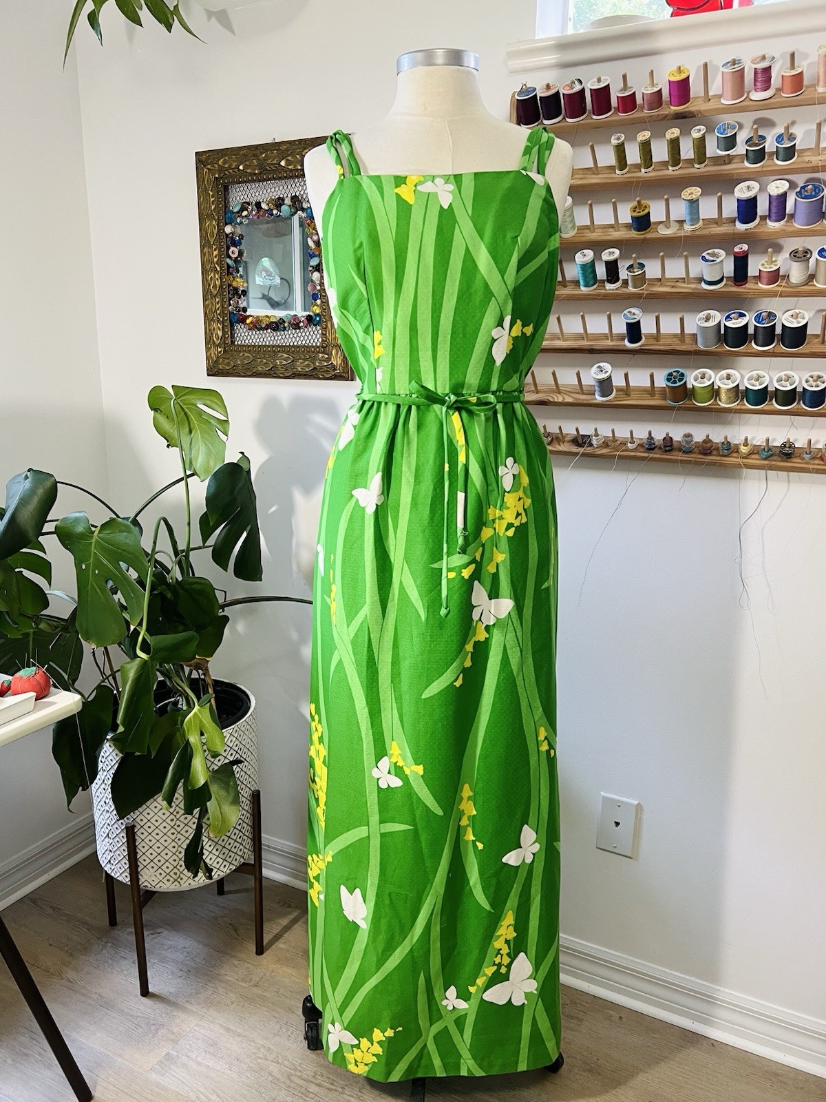 Original Malia Honolulu (1970s), 100% cotton Vintage Hawaiian Dress