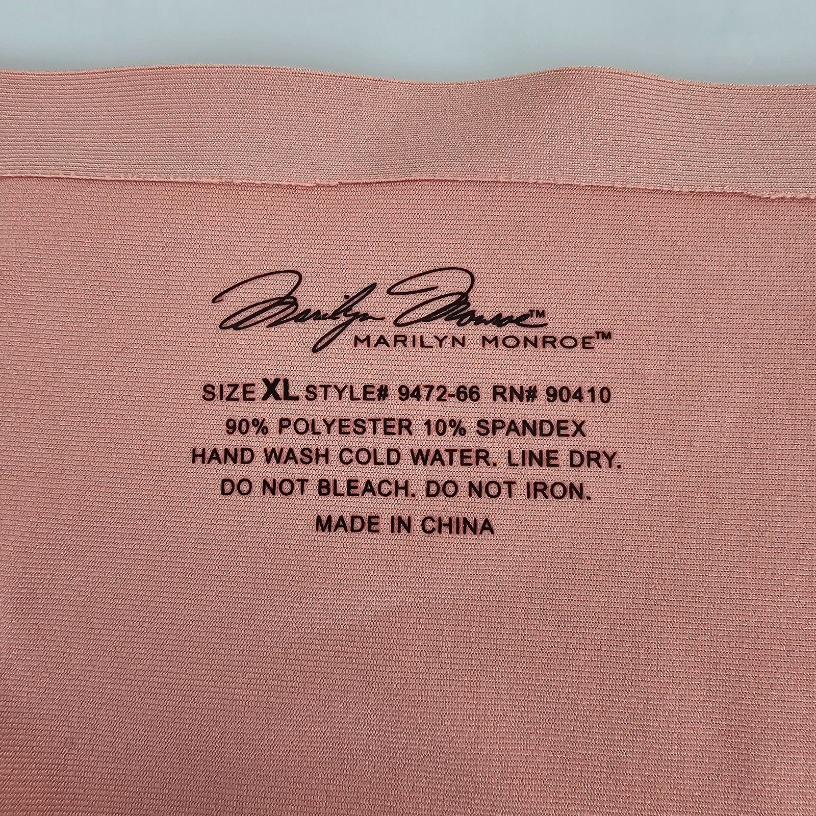 Marilyn Monroe Pink Microfiber Silky Hiphugger Panties Lace XL 8