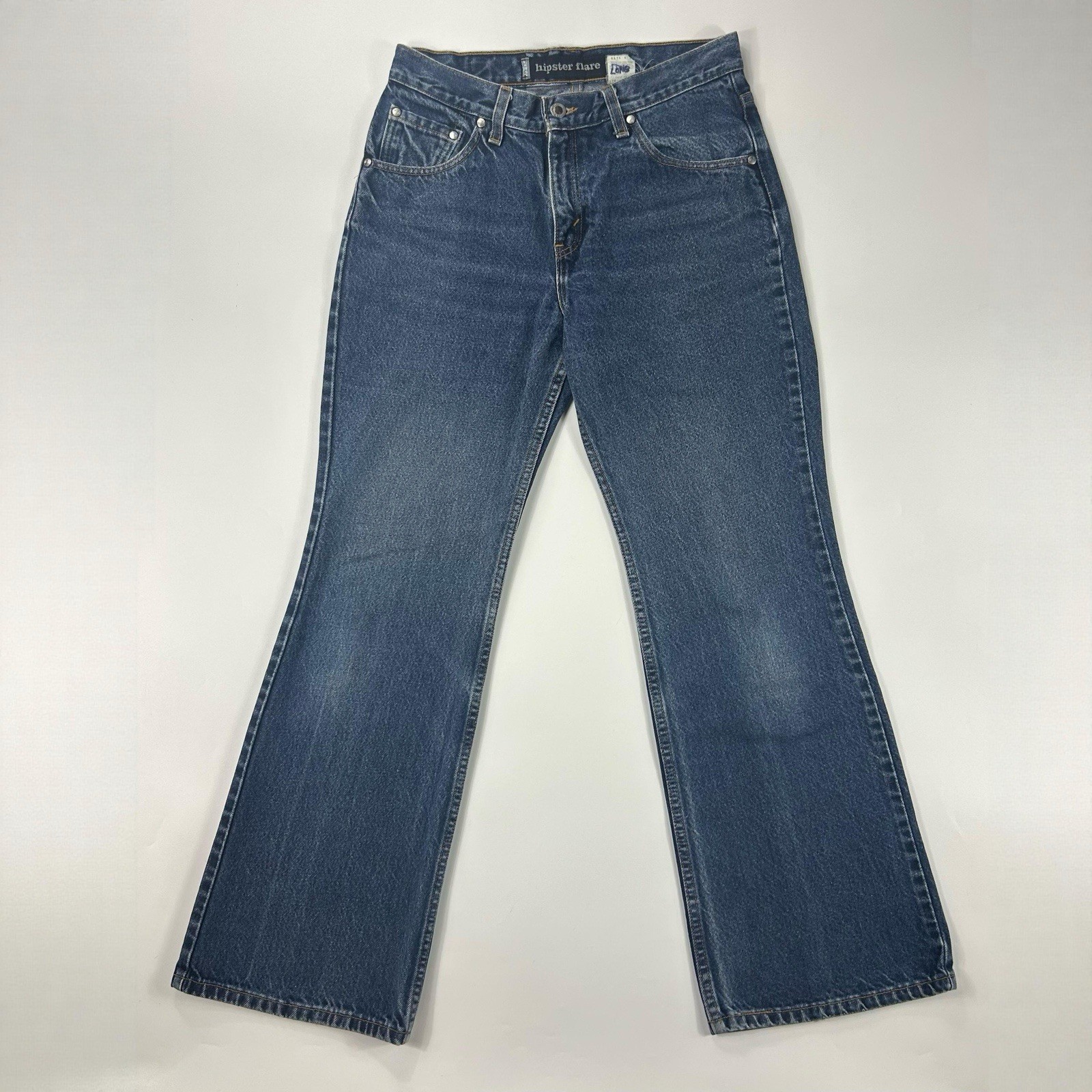 Vintage Levi’s SilverTab Hipster Flare Jeans Women’s 7 Juniors Y2K Blue 1998 90s
