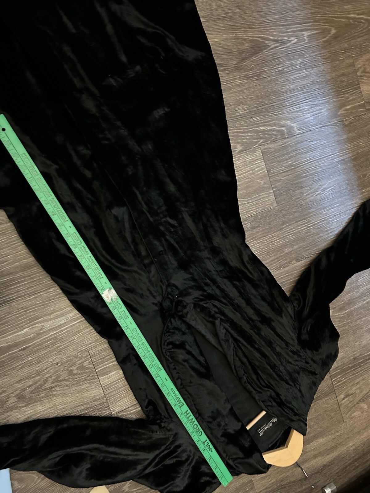Vintage 1940’s Duster Women’s Black Velvet Long Goth Everyday