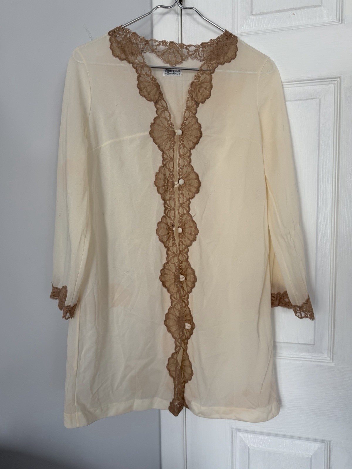 EMILIO PUCCI FORMFIT ROGERS Nightgown SET! Small. See Pictures For “flaws”.