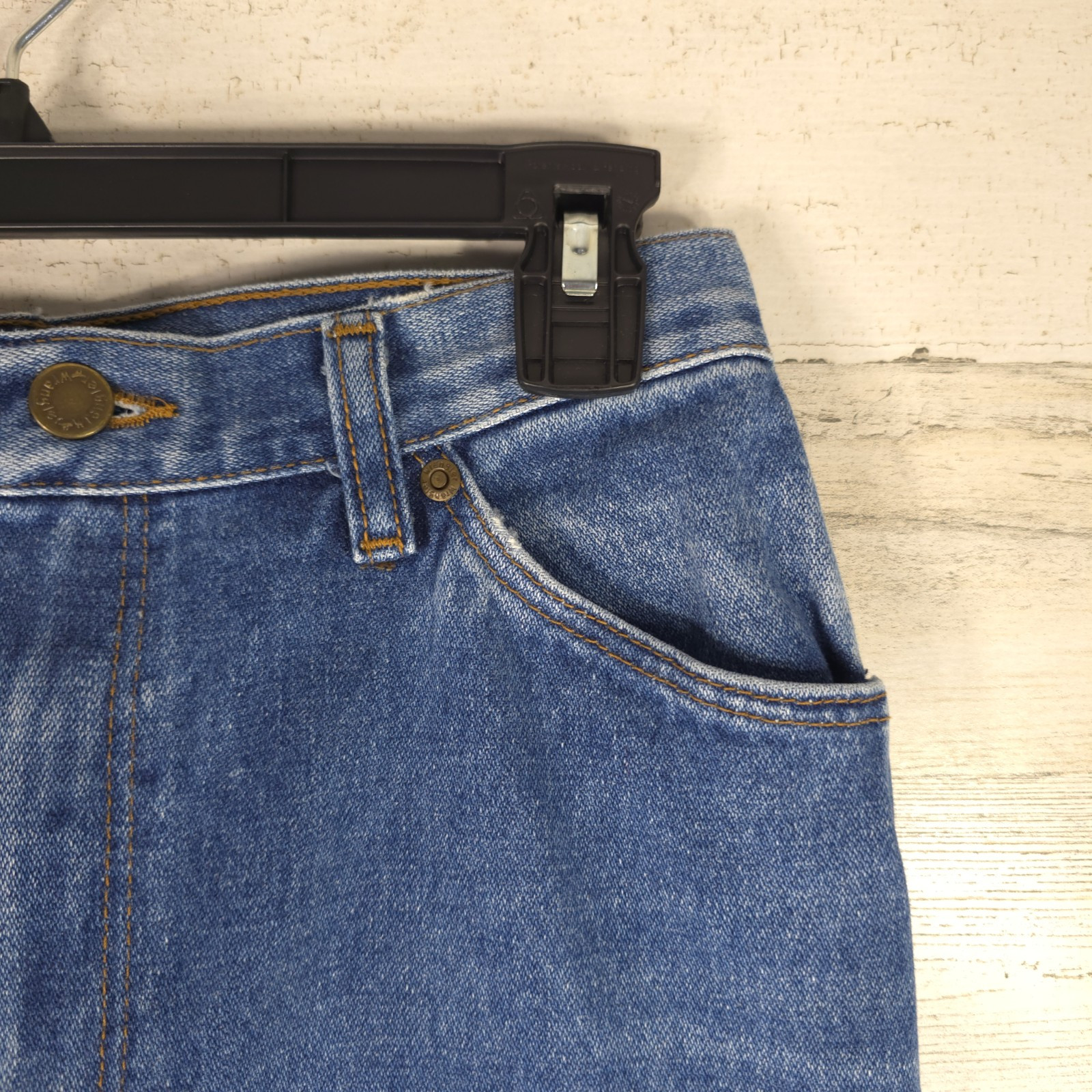 VINTAGE WRANGLER WOMEN&rsquo;S JEANS SIZE 10 AVERAGE MEASUREMENTS 27×32 *100% COTTON*