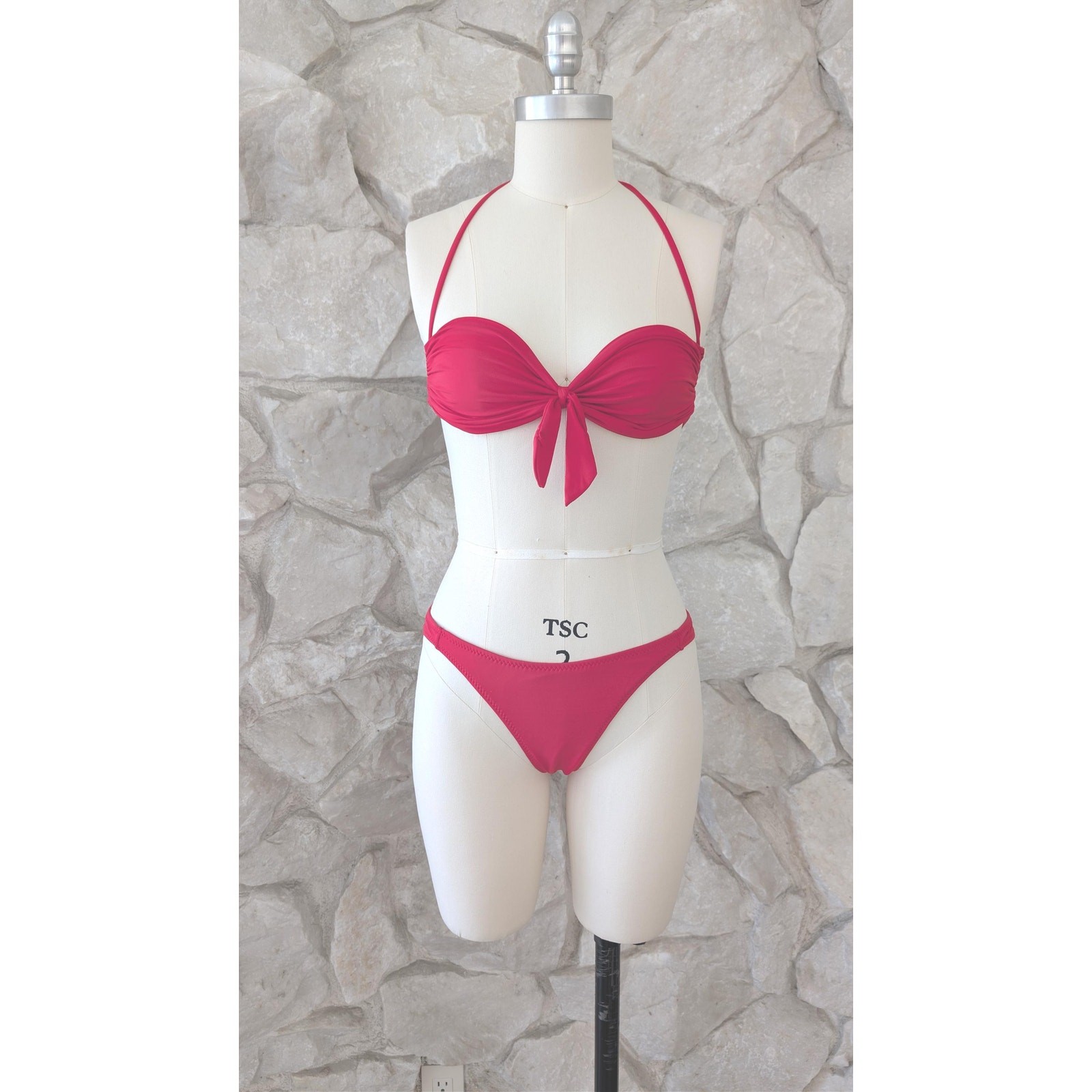 Early 2000s Red Bikini New without Tags Size xs Melissa Odabash